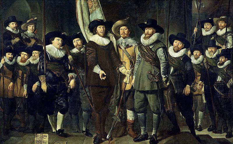 Thomas De Keyser The company of Captain Allaert Cloeck and Lieutenant Lucas Jacobsz Rotgans oil painting picture